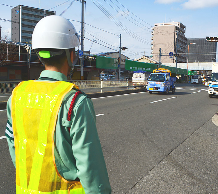 交通警備の画像